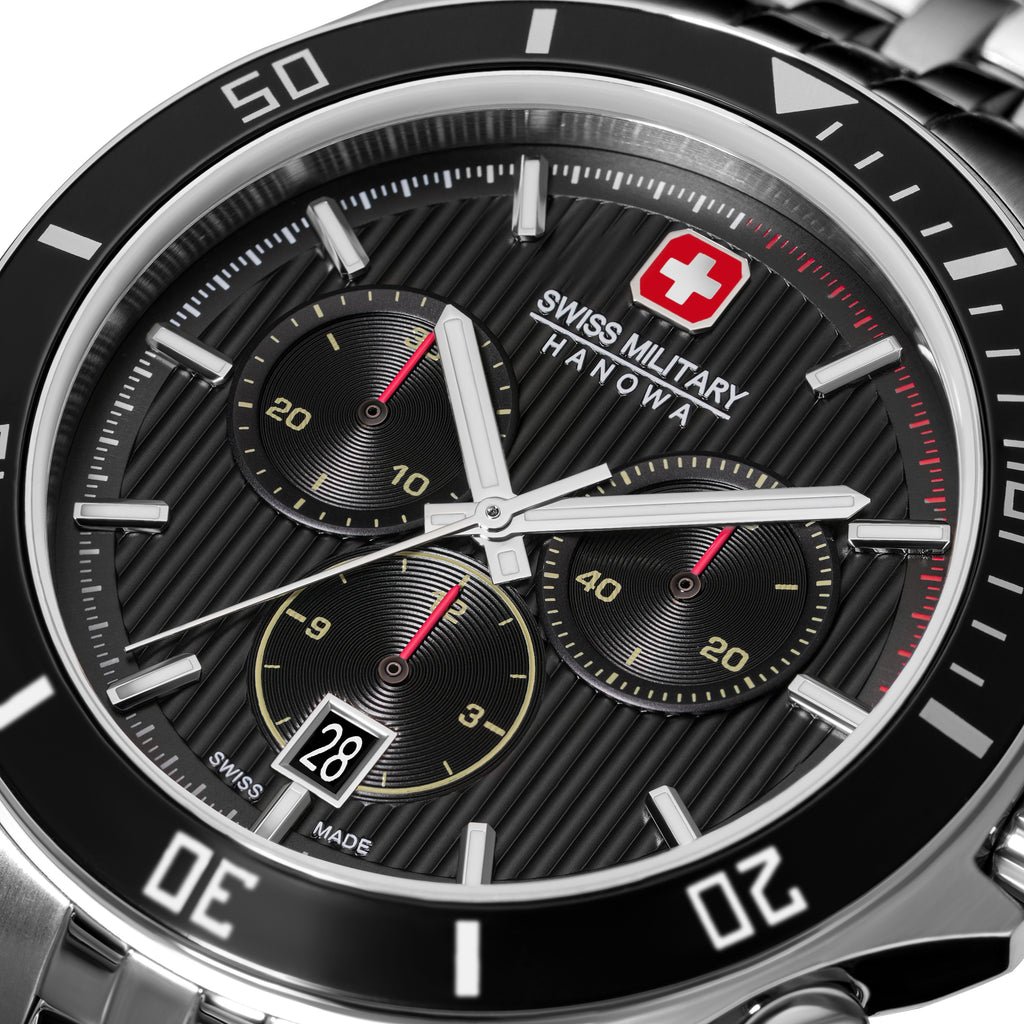 Swiss Military Hanowa Mens Watch Flagship Heritage Chronograph Swiss Made SMWGI0007601