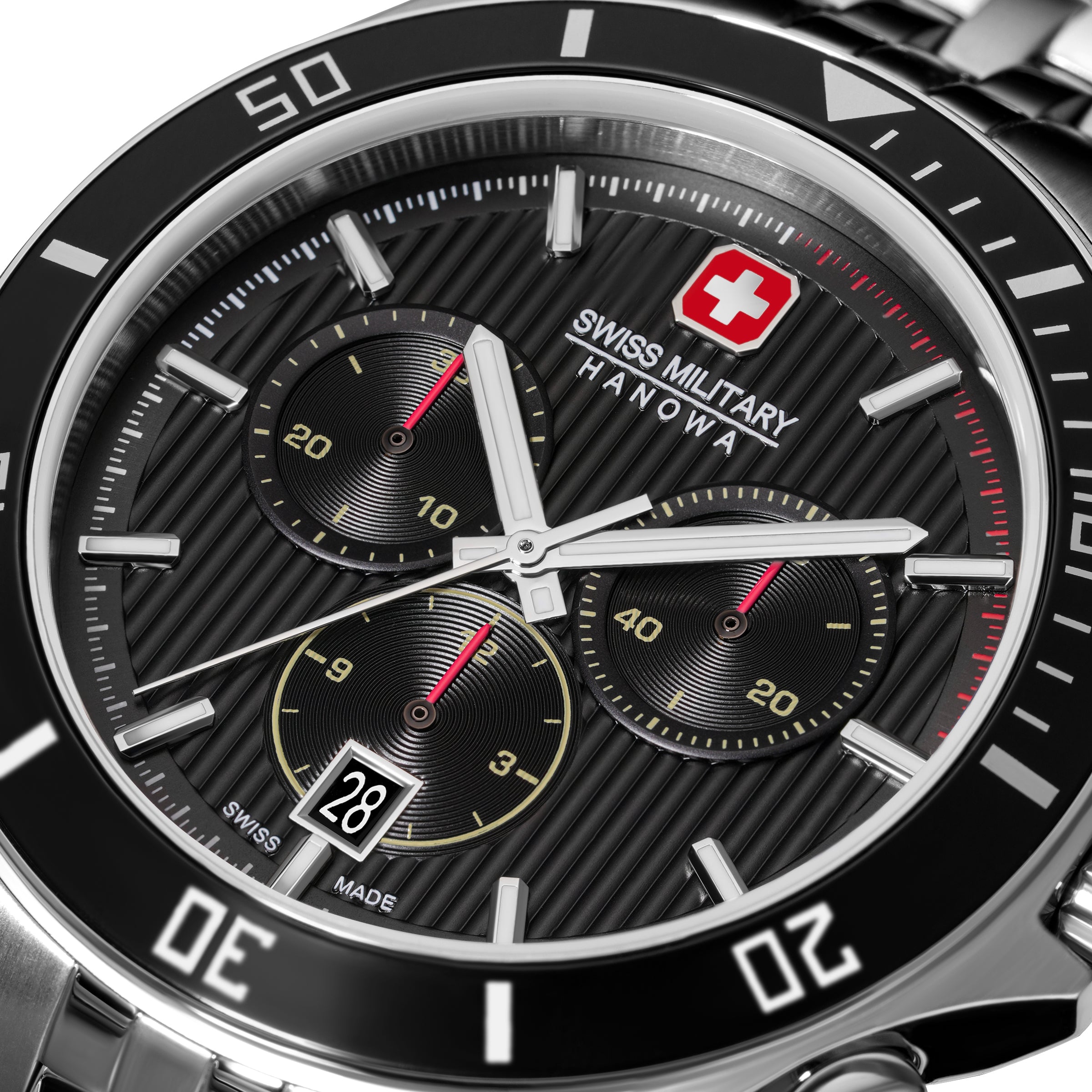 Swiss Military Hanowa Mens Watch Flagship Heritage Chronograph Swiss Made SMWGI0007601
