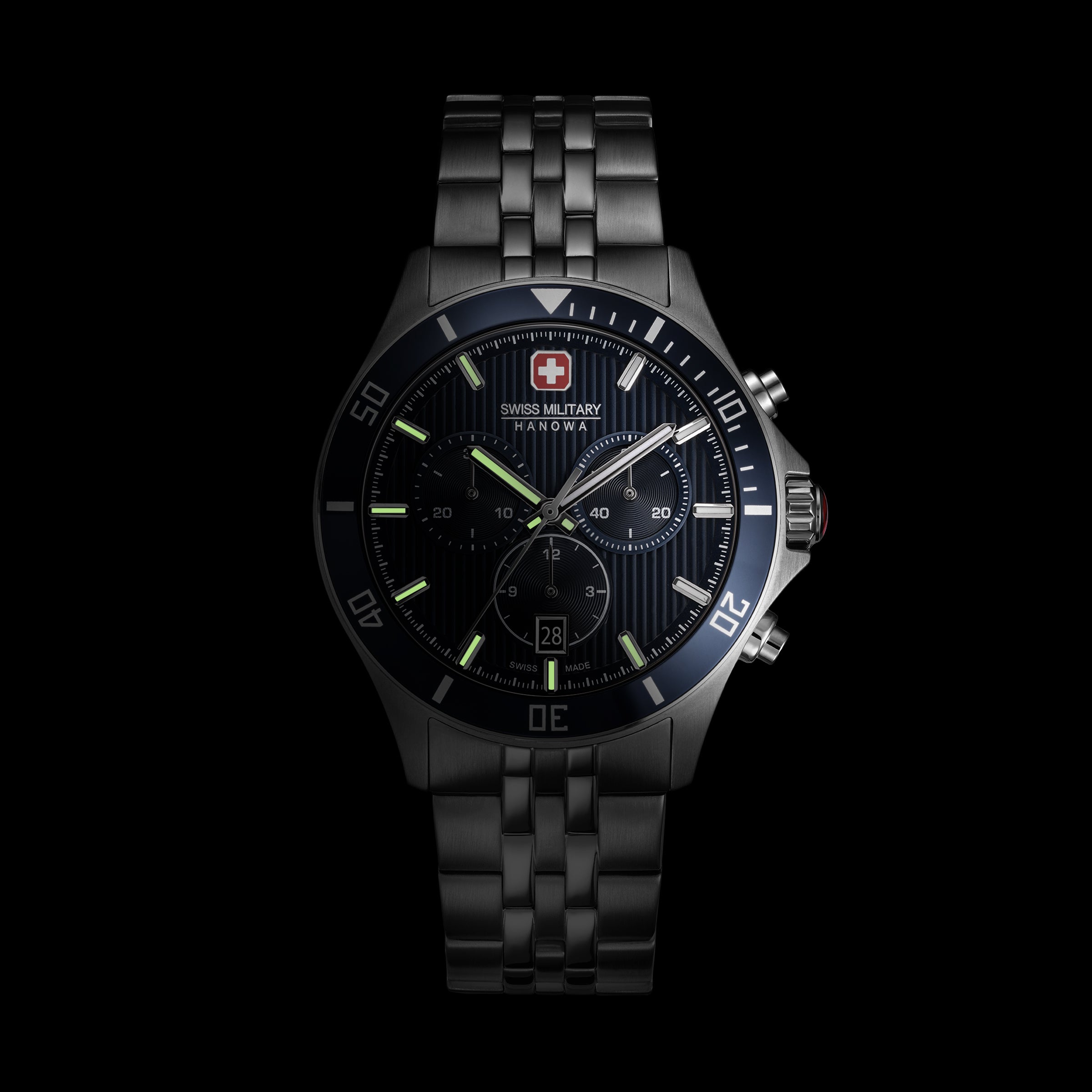 Swiss Military Hanowa Mens Watch Flagship Heritage Chrono Swiss Made SMWGI0007603 - Maxis Retail Ltd