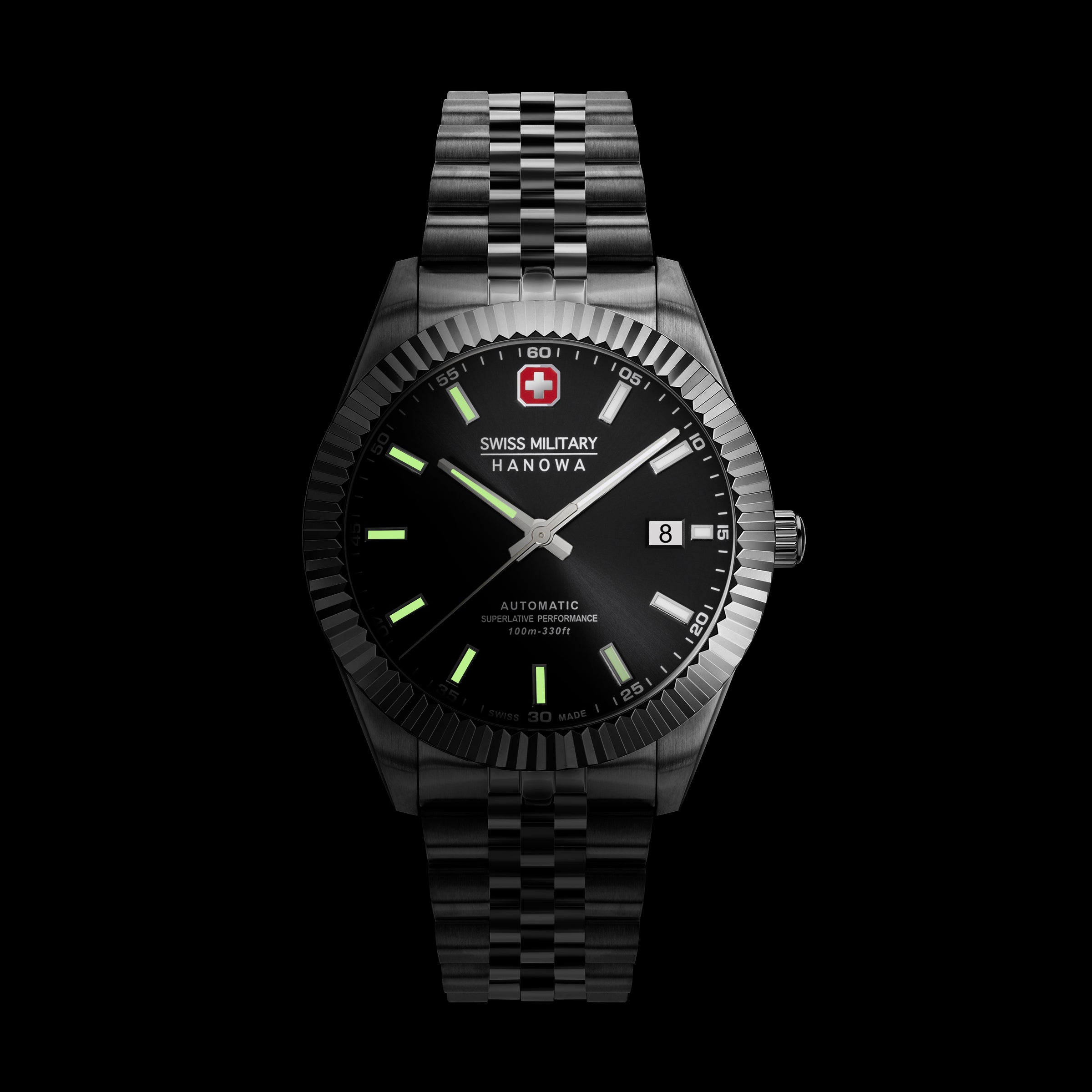 Swiss Military Hanowa Mens Watch Land Diligenter Automatic Swiss Made SMWGL0002101 - Maxis Retail Ltd